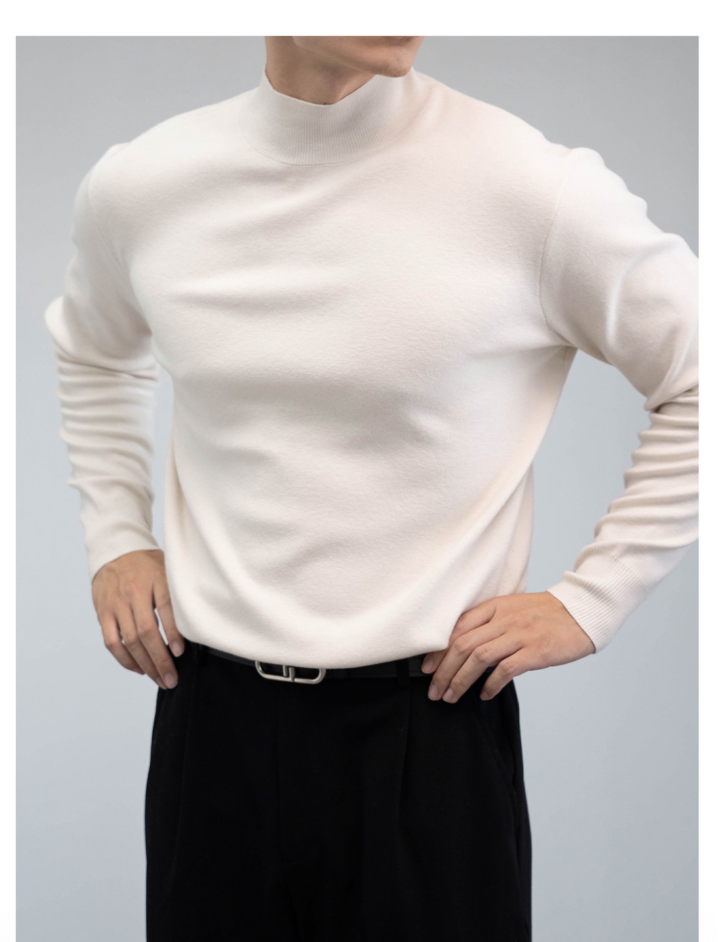 Men's Long Sleeve Knit Sweater