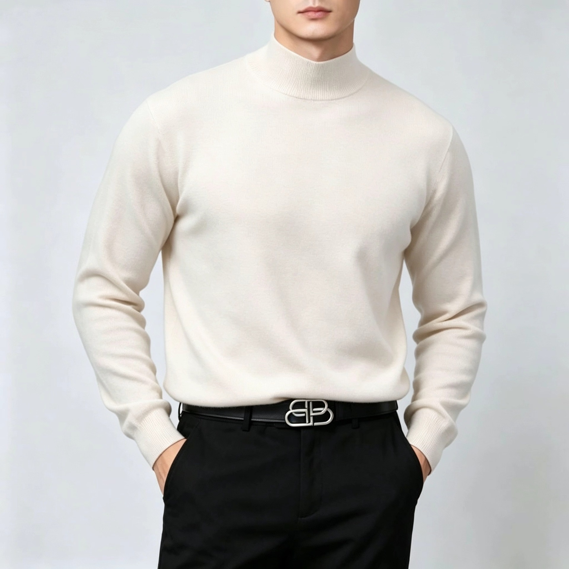 Men's Long Sleeve Knit Sweater