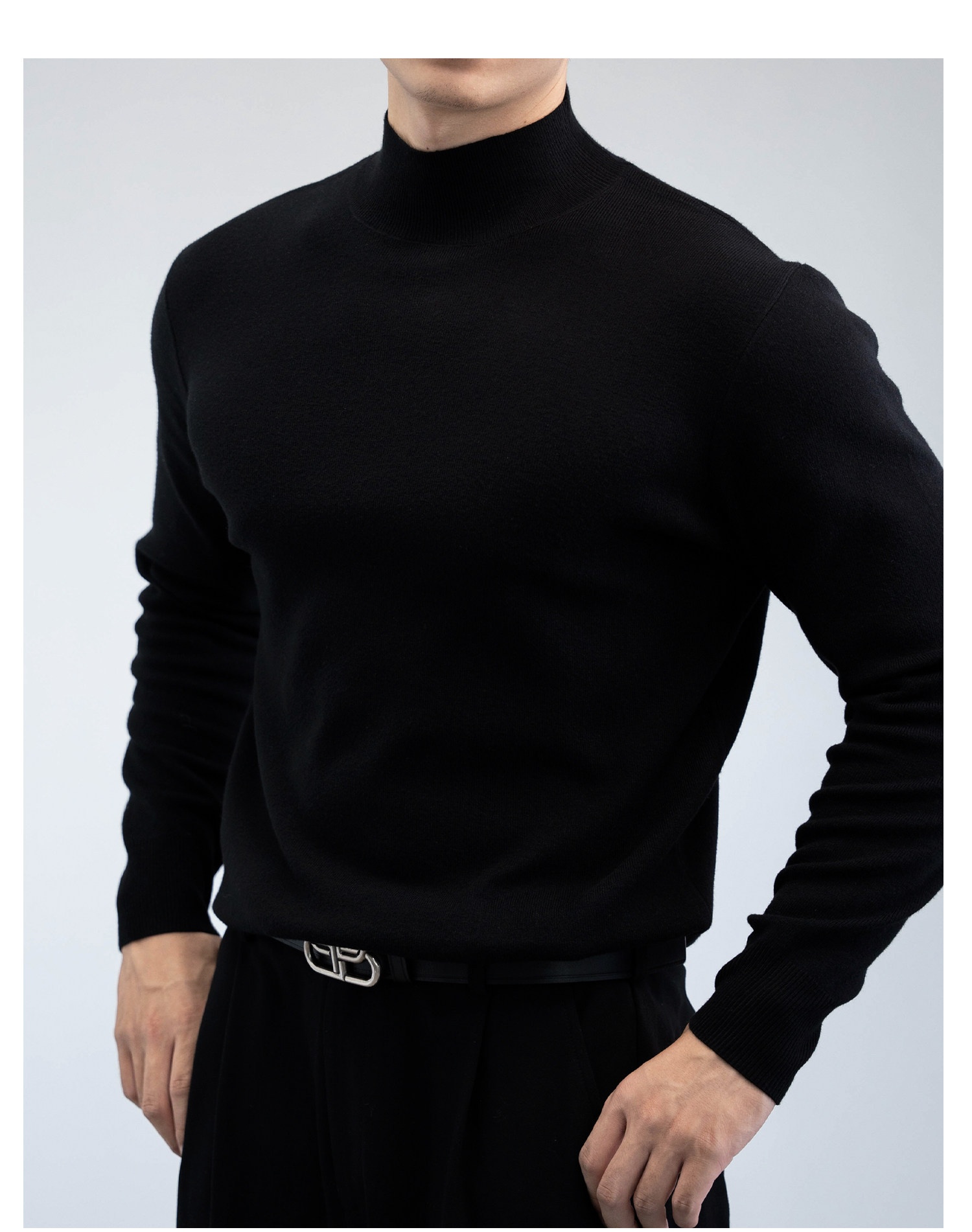 Men's Long Sleeve Knit Sweater