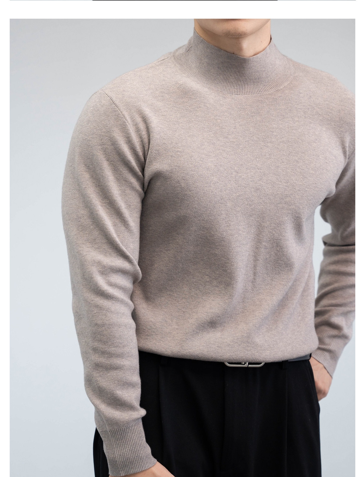 Men's Long Sleeve Knit Sweater