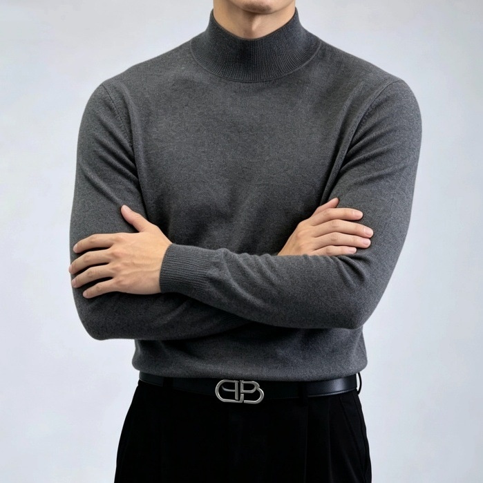 Men's Long Sleeve Knit Sweater