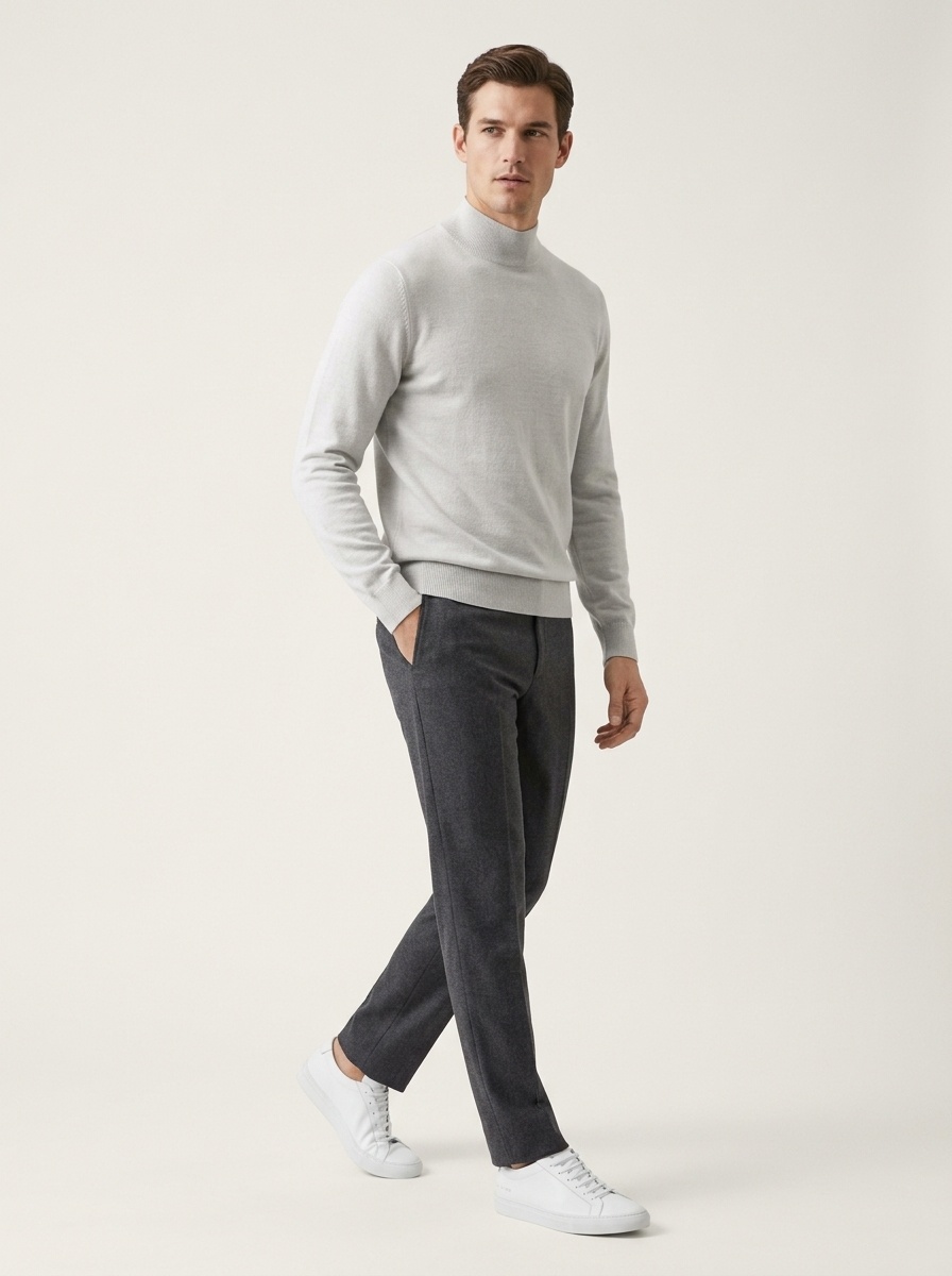Men's Long Sleeve Knit Sweater