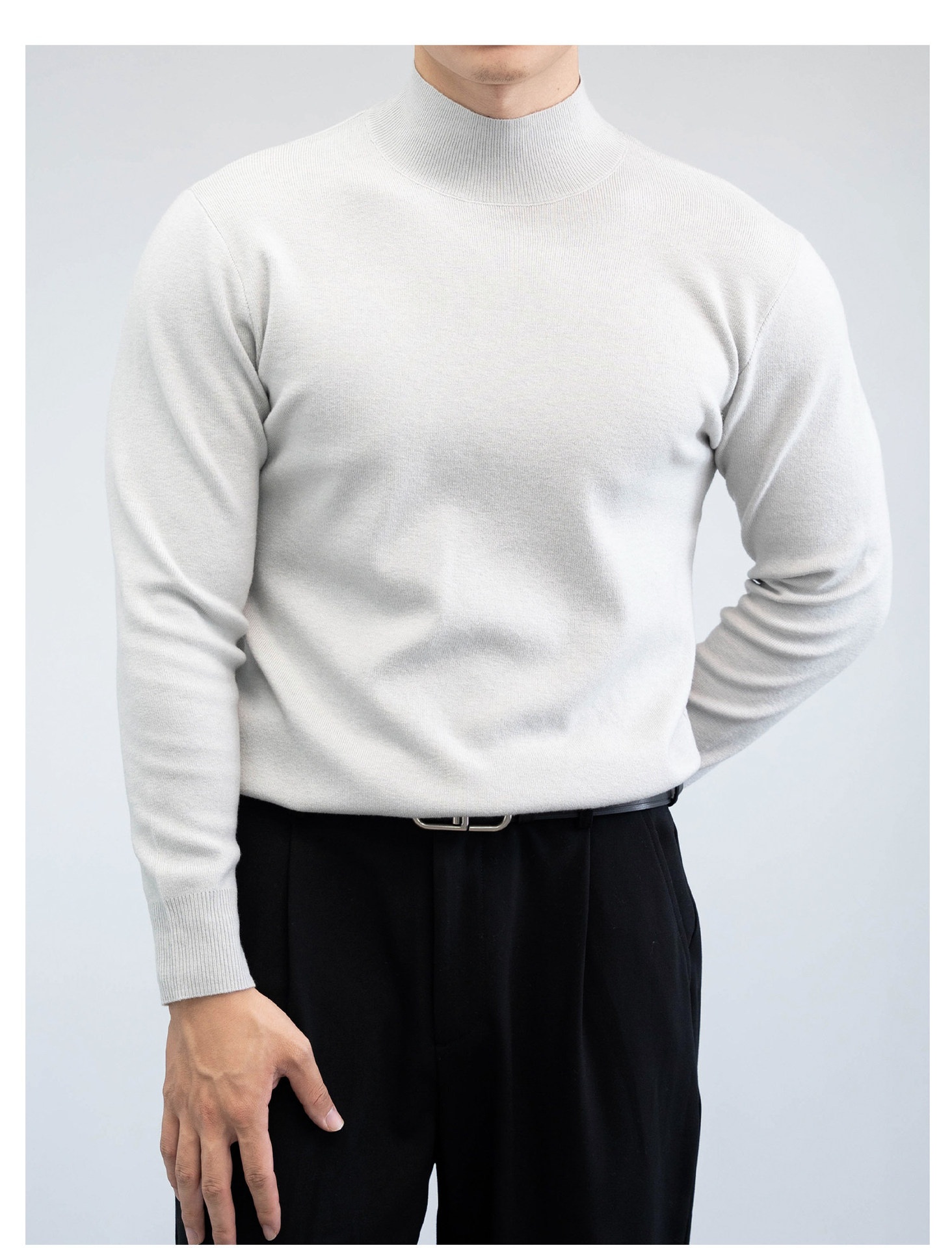 Men's Long Sleeve Knit Sweater