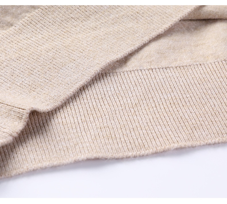 Men's Mock Neck Short Sleeve Knit Sweater