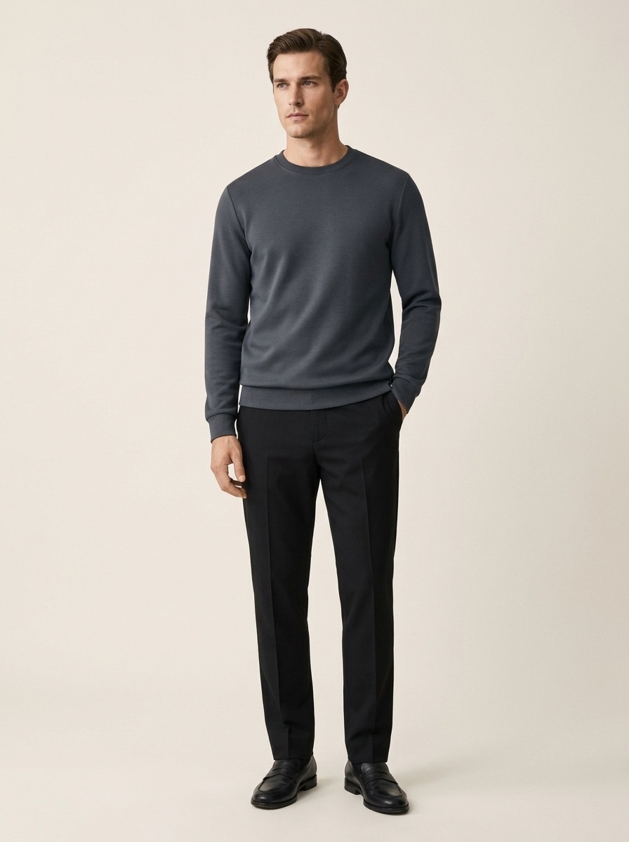 Men's Crewneck Long Sleeve Sweatshirt Pullover