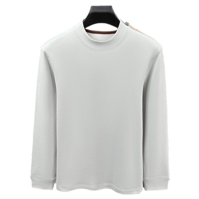 Men's Mock Neck Long Sleeve Thermal Knit Sweater