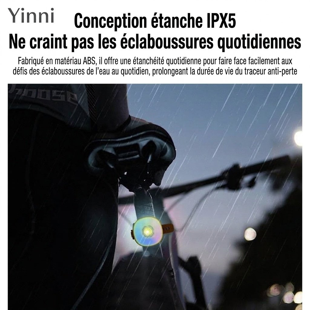 Traceur intelligent pour animaux de compagnie compatible avec Apple Localiser mon animal, pendentif veilleuse LED pour collier de chien, étiquette de localisation anti-perte iOS pour chiens, chats et usage extérieur
