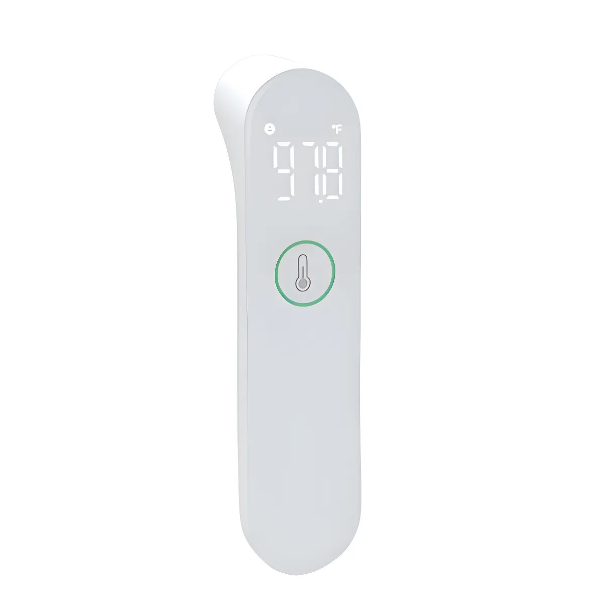 Contactloze infrarood voorhoofdthermometer met LED-scherm en lichtpuntsensor