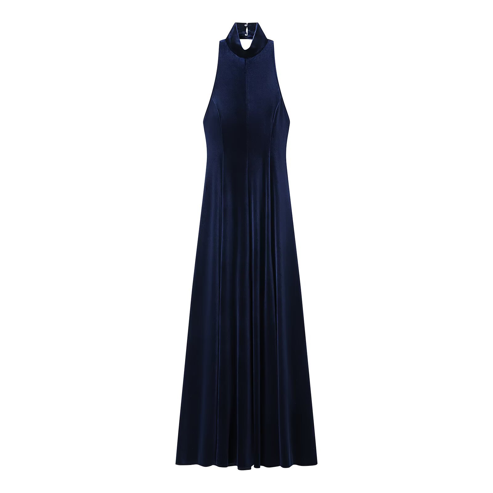 Vestido largo halter con espalda descubierta para mujer - Elegante y versátil KUN-00030