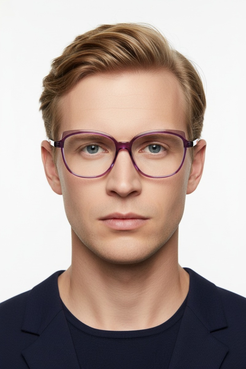 Butterfly Purple Acetate Glasses #BS1902-0060