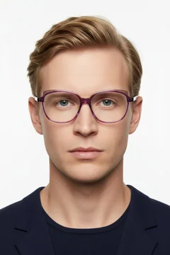 Butterfly Purple Acetate Glasses #BS1902-0060