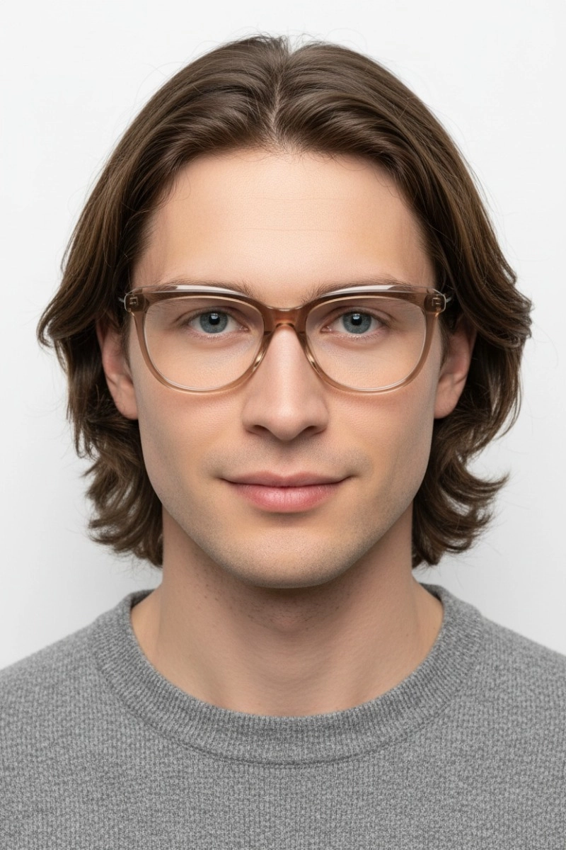 Butterfly Brown Acetate Glasses #BS1902-0087