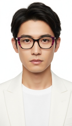 Butterfly Black Acetate Glasses #BS1902-0160