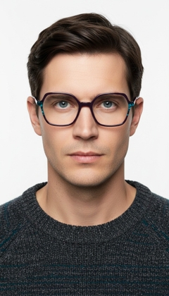 Butterfly Purple Acetate Glasses #BS1902-0188