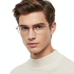 BS1913-0034_Golden_Oval_Metal_Glasses_model