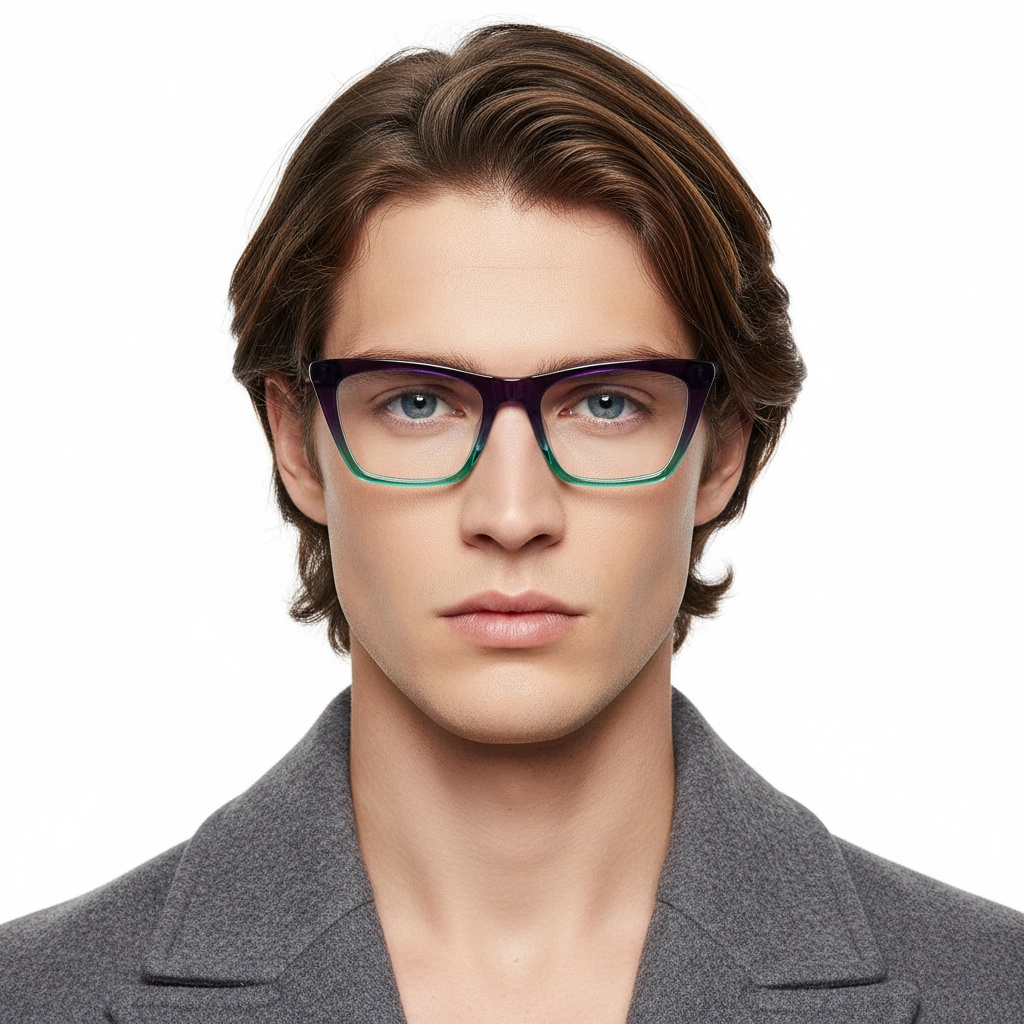 Gafas de acetato moradas con forma de mariposa #BS2012-0674