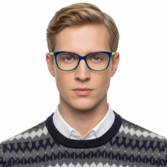 Schmetterlingsblaue Acetatgläser #BS2012-0680