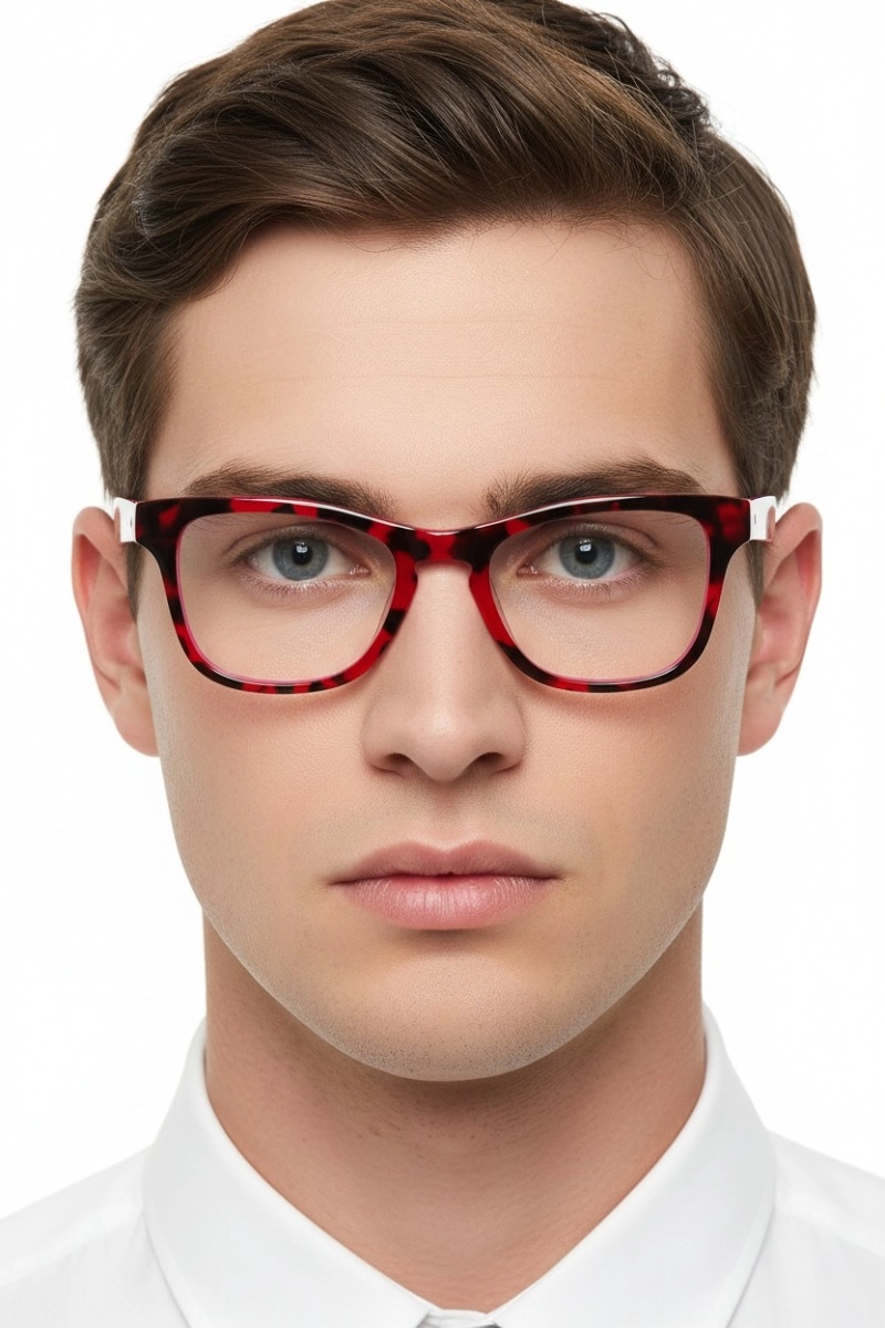 Acetatbrille mit Schmetterlingsmotiv und Schildpattmuster #BS2012-0751