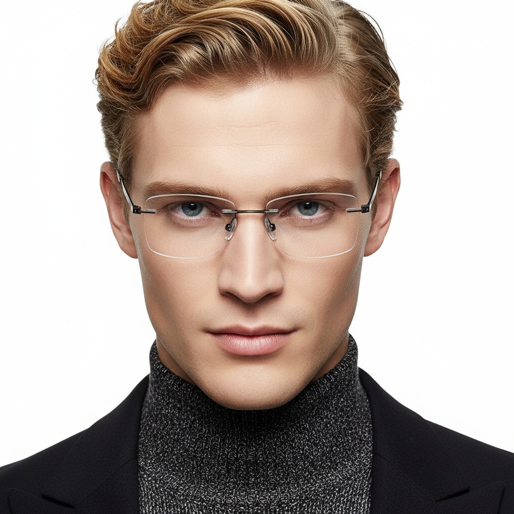 BS2012-0845_Black_Invisible_Metal_Glasses_model