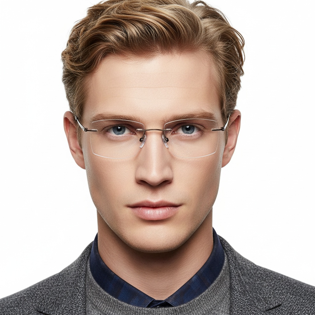 BS2012-0880_Black_Invisible_Metal_Glasses_model
