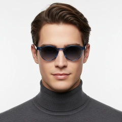BS2503-0150_Blue_Oval_Plastic_Sunglasses_model