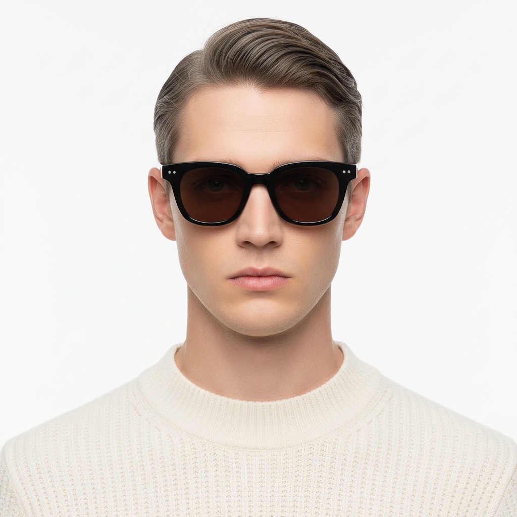 BS2503-0186_Black_Rectangular_Plastic_Sunglasses_model