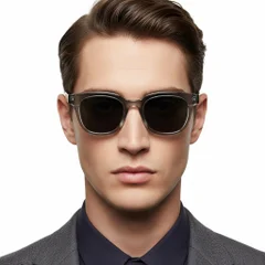 BS2503-0190_Grey_Rectangular_Plastic_Sunglasses_model