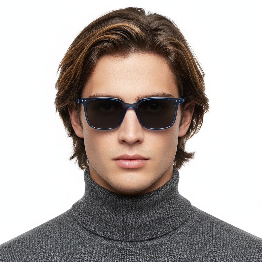 BS2503-0239_Blue_Rectangular_Plastic_Sunglasses_model