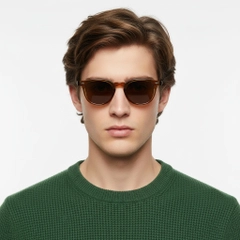 BS2503-0344_Brown_Oval_Plastic_Sunglasses_model