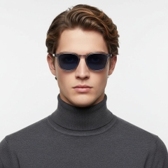 BS2503-0402_Purple_Rectangular_Plastic_Sunglasses_model