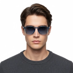 BS2503-0434_Blue_Oval_Plastic_Sunglasses_model