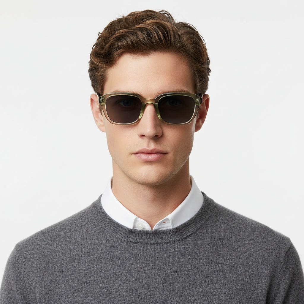 BS2503-0437_Brown_Rectangular_Plastic_Sunglasses_model