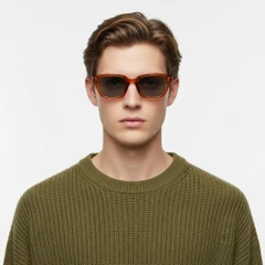 BS2503-0439_Red_Rectangular_Plastic_Sunglasses_model