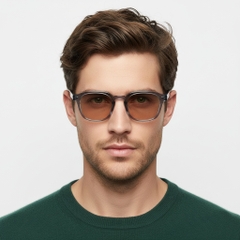BS2503-0502_Purple_Rectangular_Plastic_Sunglasses_model