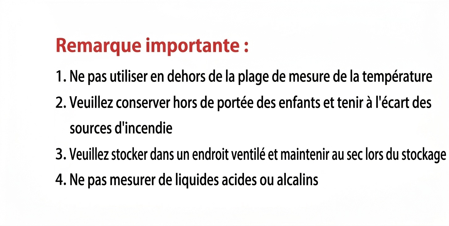 Thermomètre alimentaire numérique à lecture instantanée MISUTA, thermomètre de cuisson à réponse rapide pour la viande et le lait infantile avec sonde en acier inoxydable 304
