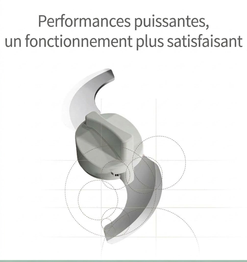 Robot culinaire 3 en 1 MISUTA pour bébé : cuiseur vapeur compact, mixeur et mixeur, avec bol en Tritan sans BPA et réservoir en acier inoxydable.