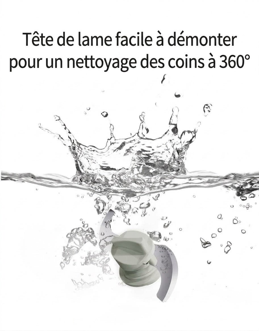 Robot culinaire 3 en 1 MISUTA pour bébé : cuiseur vapeur compact, mixeur et mixeur, avec bol en Tritan sans BPA et réservoir en acier inoxydable.