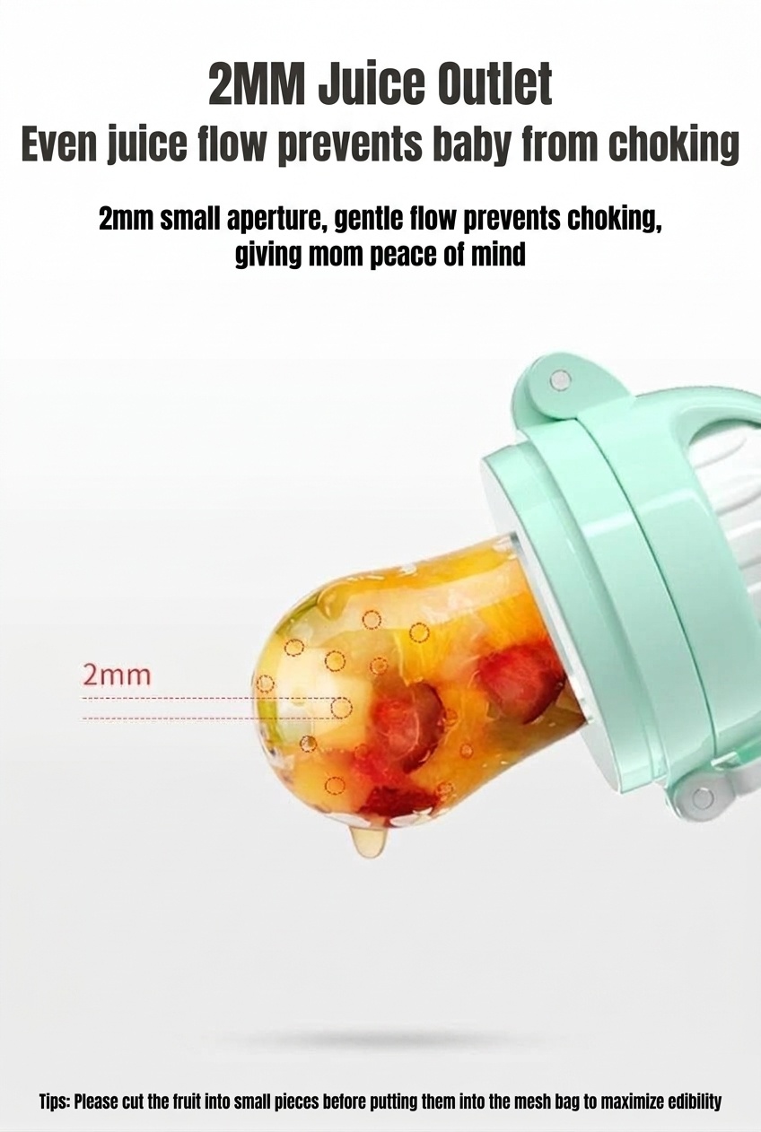 Ciuccio per neonati MISUTA Push-Up, in silicone senza BPA, ideale come alimentatore e giocattolo per la dentizione, con 3 sacchetti di ricambio.
