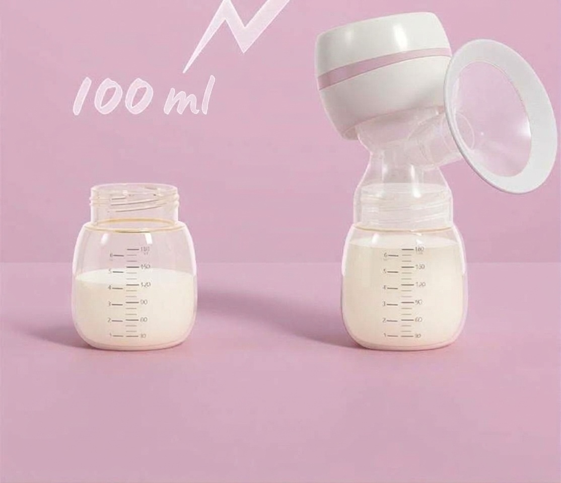 Tire-lait électrique portable sans fil MISUTA, 180 ml, mains libres, avec modes massage et expression, batterie 1200 mAh