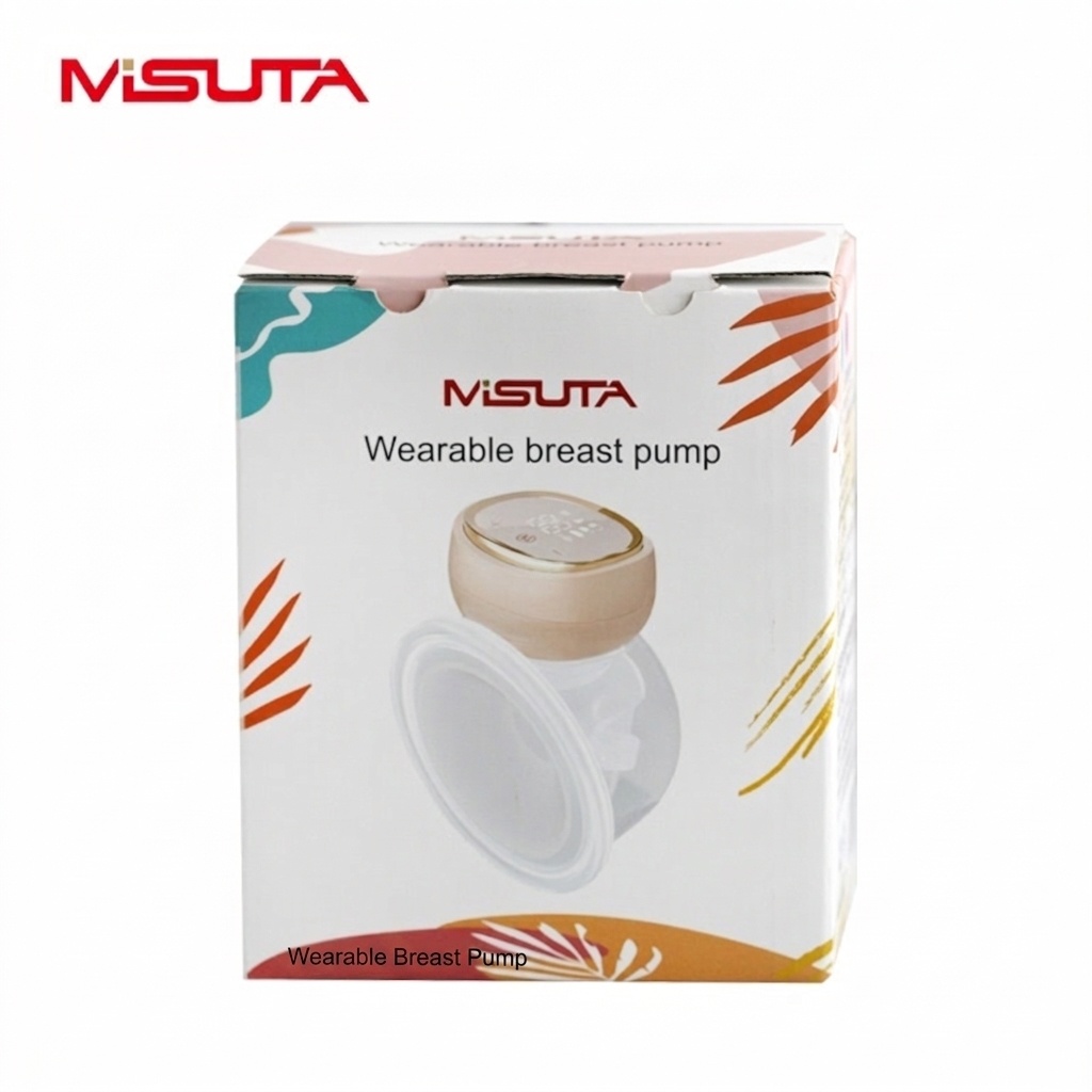 Tiralatte indossabile MISUTA, a mani libere, invisibile, elettrico, da inserire nel reggiseno, con display LCD touch, 3 modalità e 27 livelli.