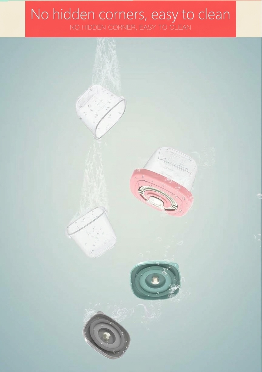 MISUTA Contenitori per alimenti per neonati con coperchi con indicatore di tempo, confezione da 6, impilabili, adatti al congelatore e al microonde.
