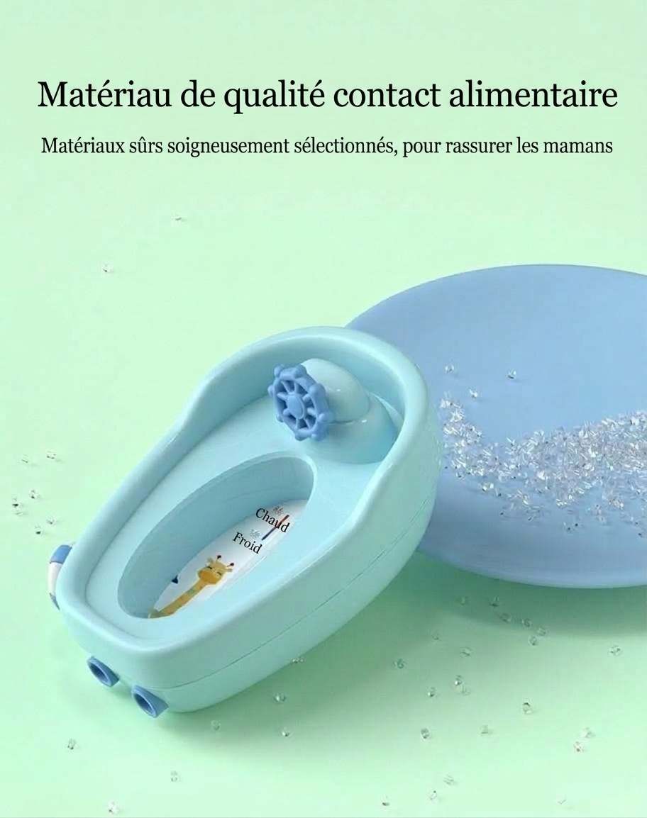 Thermomètre de bain pour bébé MISUTA, sans mercure, fonctionnant au kérosène et doté d'une vidange rapide (0-50 °C)