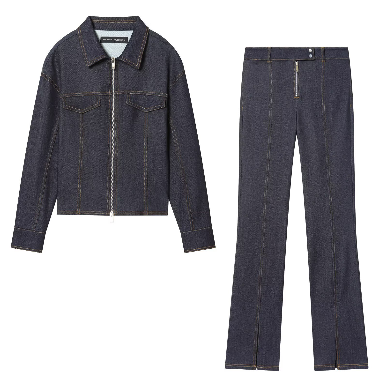 Ensemble veste en jean et jean - Coupe slim KUN-00134