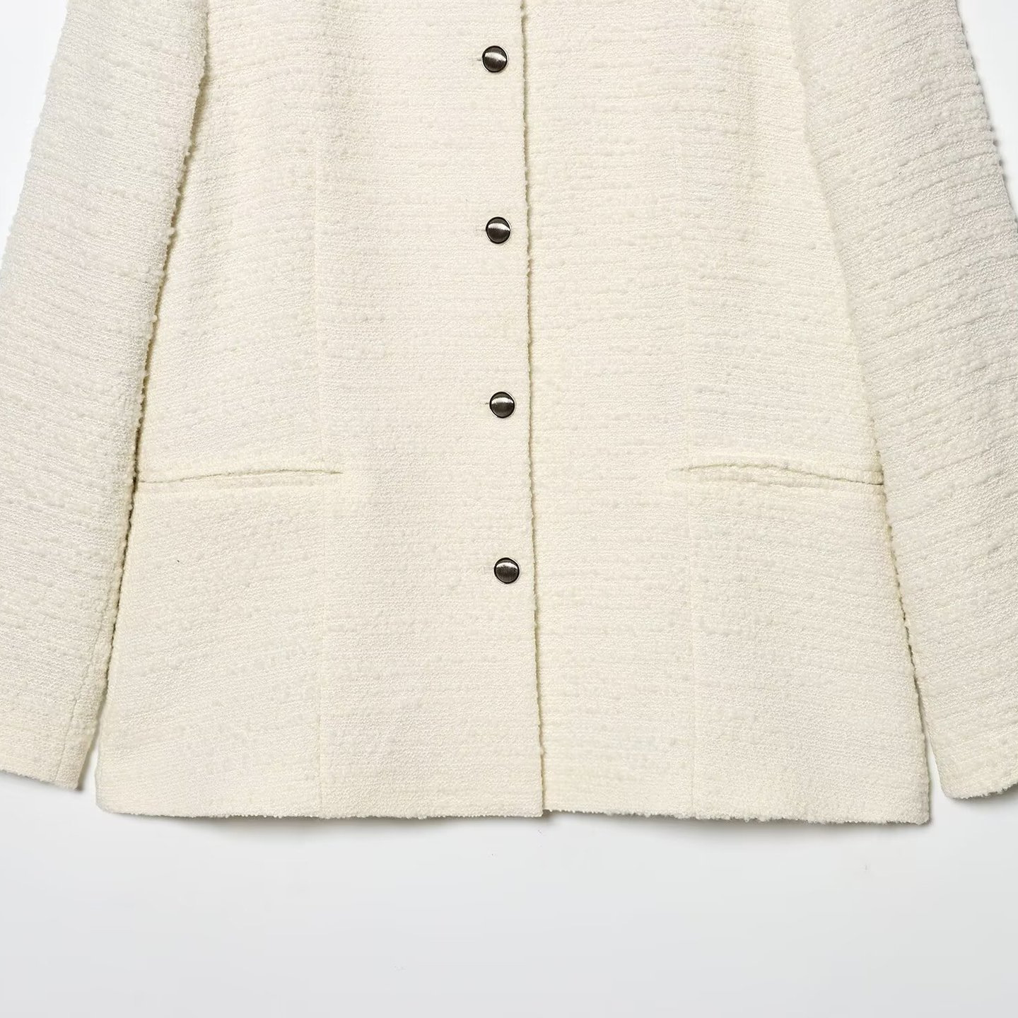 Inspired Tweed Blazer - Chic & Stylish Women's Jacket KUN-00041