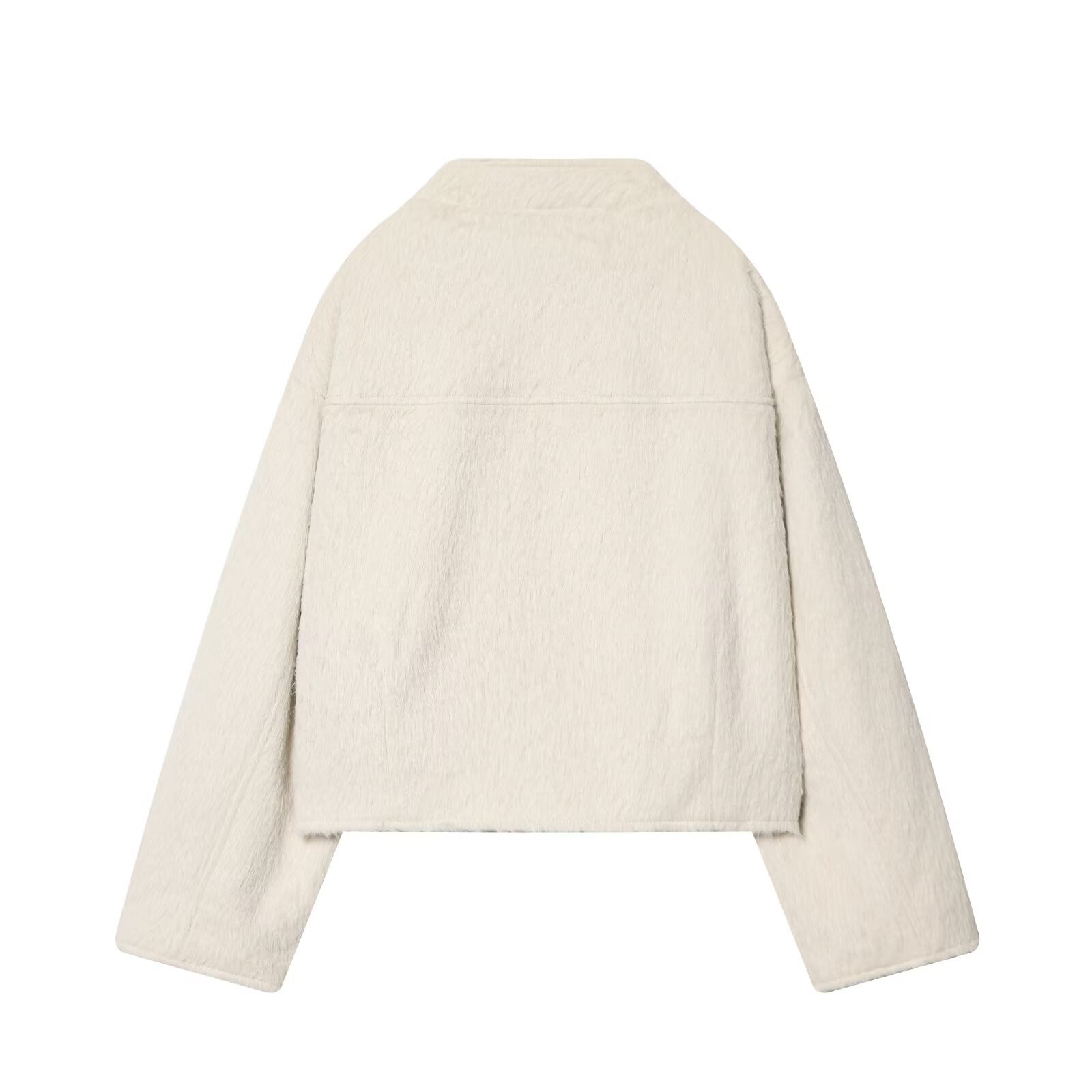 Veste polaire croisée - Vêtement d'extérieur tendance à manches longues KUN-00159