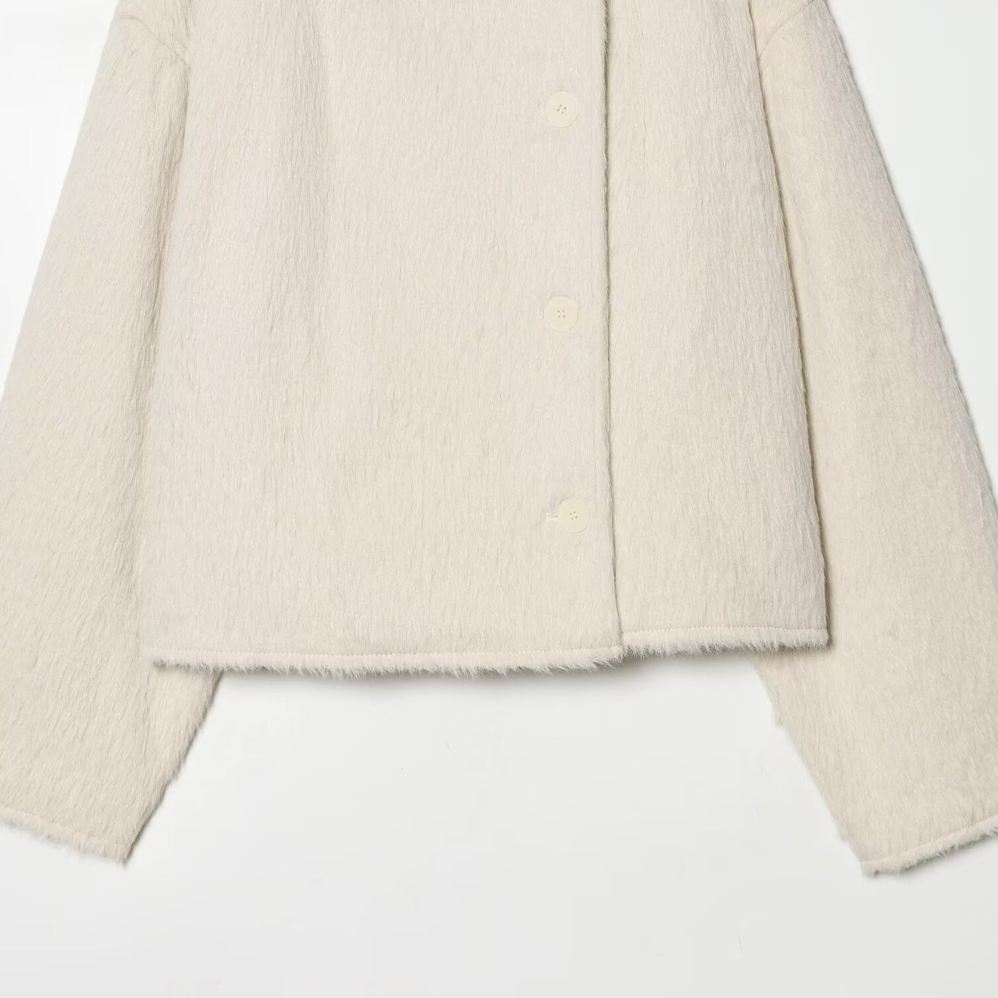 Veste polaire croisée - Vêtement d'extérieur tendance à manches longues KUN-00159