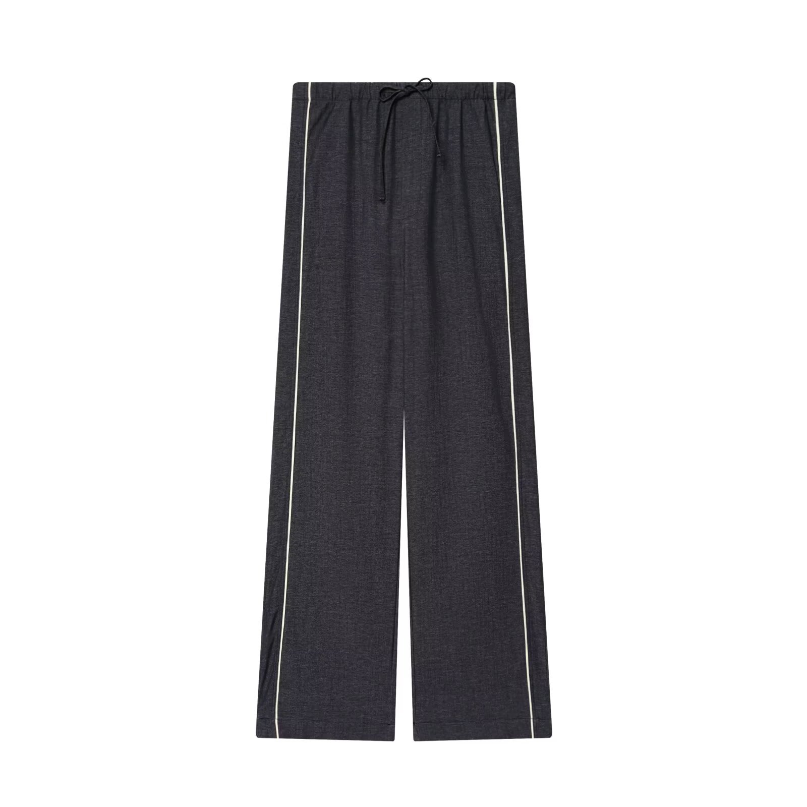 Ensemble veste en jean oversize à cordon de serrage KUN-00109