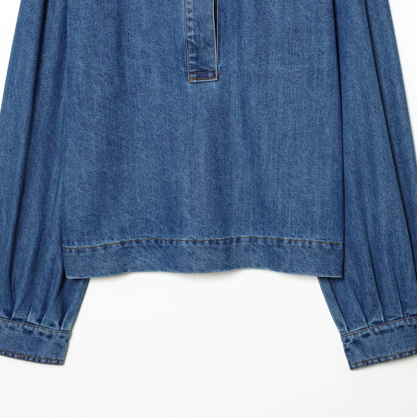 Denim Shirt - Women's Western Style Trendy Versatile Top KUN-00099