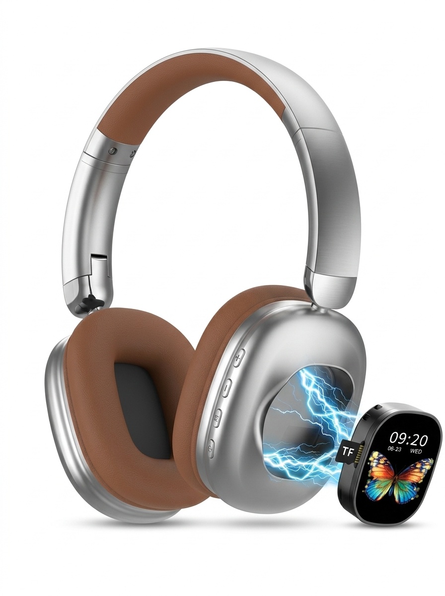 Casque audio sans fil Bluetooth avec écran tactile LCD couleur - AKZ620BT