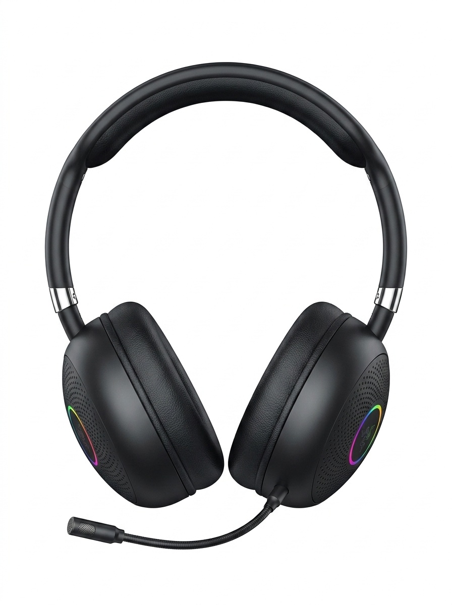 Casque de jeu sans fil avec Bluetooth et éclairage RGB - LK51